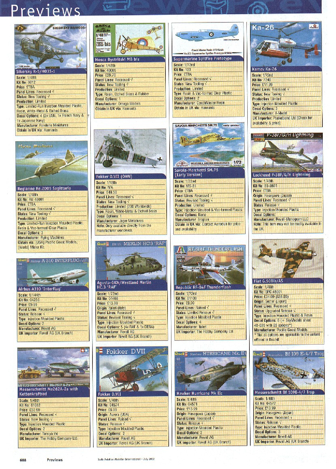 Scale Aviation Modeller International 2002-07